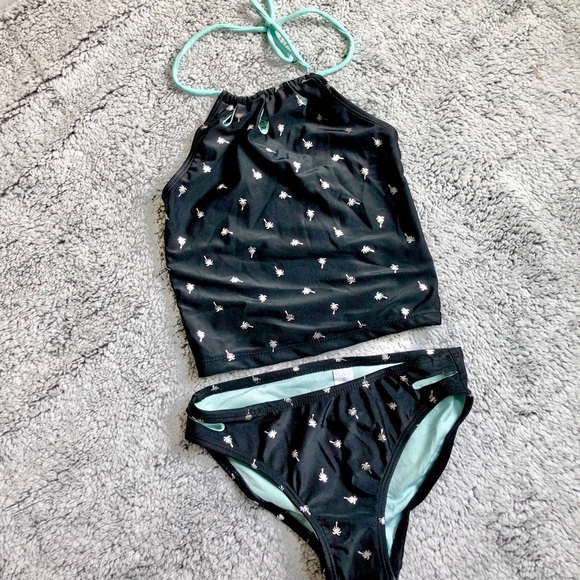 NWT Children’s Place Tankini Swimsuit Palms - Picture 1 of 5